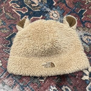The North Face Tan Fleece Hat with Ears